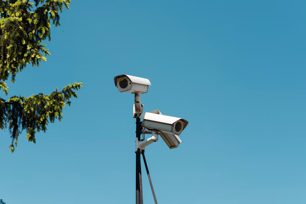 CCTV security camera installation