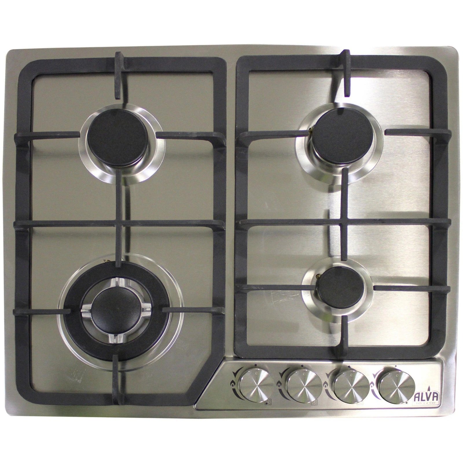 Four-burner gas hob